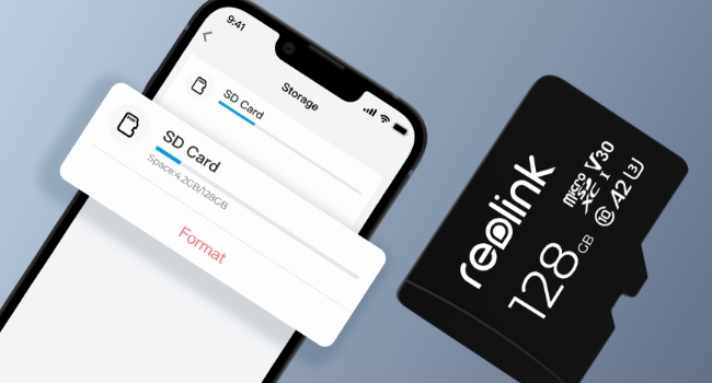 Reolink microSDXC Speicherkarte 128 GB für Überwachungskameras – Detail 5