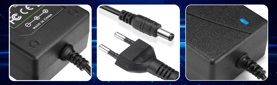 TOBWOLF AL-1250 Netzteil 12V 5A mit DC-Stecker – Detail 5