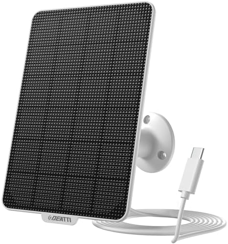 DEATTI DET-SP Bild 1 DEATTI Solarpanel 3 W für Akku-Überwachungskameras, IP65 – Bild 1