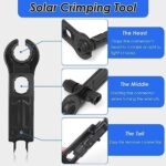 Selizo MC4-Solarstecker Set mit zwölf Paar Steckern und Montageschlüssel