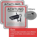 Svalor Videoüberwachung Schild 15 x 15 cm