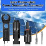 Selizo MC4-Solarstecker Set mit zwölf Paar Steckern und Montageschlüssel