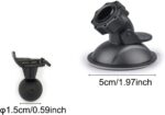 ShipeeKin Saugnapfhalterung für Dashcams mit Adapterset