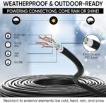 Mr. Tronic CAT6 Outdoor Netzwerkkabel 50 m