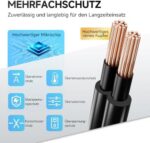 ANLINK Netzteil 12V 1A mit drei DC-Adaptersteckern