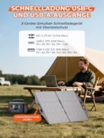 BigBlue SolarPowa100 faltbares 100-W-Solarpanel mit USB-C und USB-A