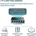 TP-Link TL-SG105PE PoE-Switch schwarz