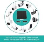 EverExceed Solarpanel 6 W USB für Akku-Überwachungskameras – Bild 2