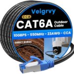 Veigrvy Cat 6A Outdoor LAN Kabel 15 m
