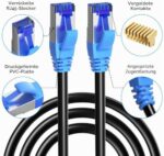Veigrvy Cat 6A Outdoor LAN Kabel 15 m