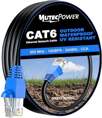 MutecPower BLL69 Bild 1 MutecPower CAT6 Outdoor Netzwerkkabel 10 m