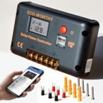 ECO-WORTHY 30 A PWM Solarladeregler 12/24 V mit Bluetooth und LCD