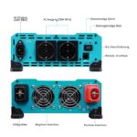 Renogy 3000 W Wechselrichter 12 V auf 230 V reiner Sinus mit Netzvorrangschaltung