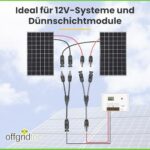 Offgridtec 2-Wege Y-Verbinder für Solarmodule mit Snap-In-Verriegelung