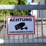 STROBO Warnschild Achtung Videoüberwachung 30 x 20 cm