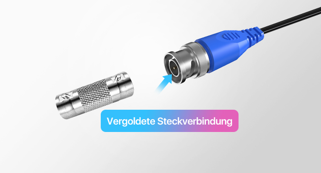 ZOSI 4x 30m BNC Video Stromkabel – Detail 3
