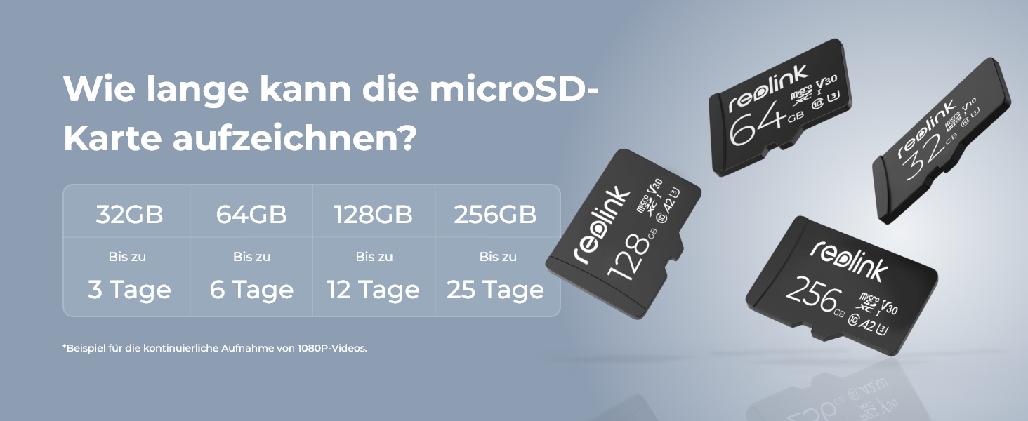 Reolink microSDXC Speicherkarte 128 GB für Überwachungskameras – Detail 6