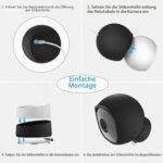 UIQELYS Silikonhülle für eufy OutdoorCam C22/C24