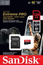 SanDisk Extreme PRO microSDXC 128 GB mit SD-Adapter