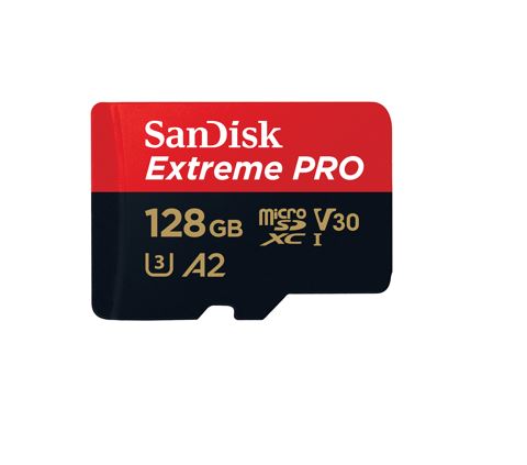 SanDisk Extreme PRO microSDXC-Karte 128 GB für Actioncams und Drohnen – Detail 1