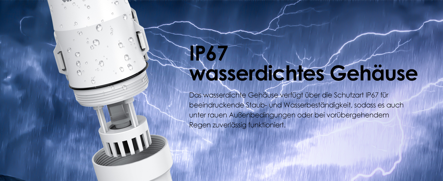 WAVLINK WN570HA2 AC1200 Outdoor WLAN-Repeater mit PoE – Detail 2