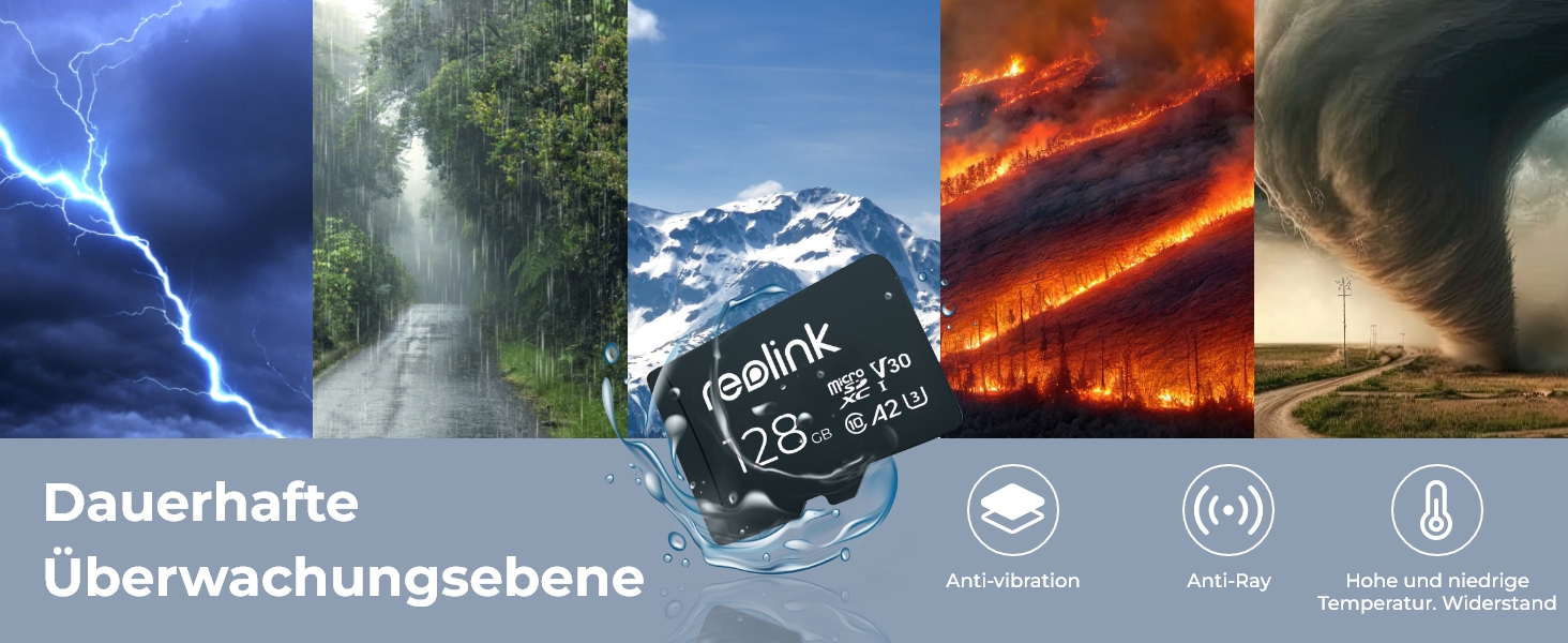 Reolink microSDXC Speicherkarte 128 GB für Überwachungskameras – Detail 3