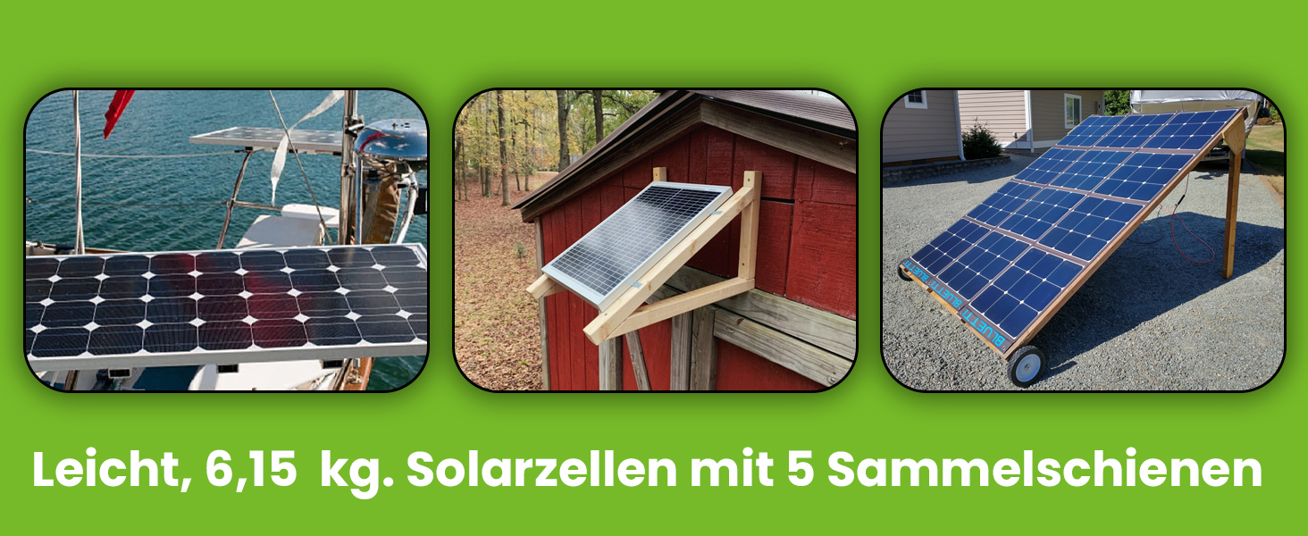 Offgridtec 100 W Mono Solarpanel 39 V für 12 V und 24 V Batterieladung – Detail 4