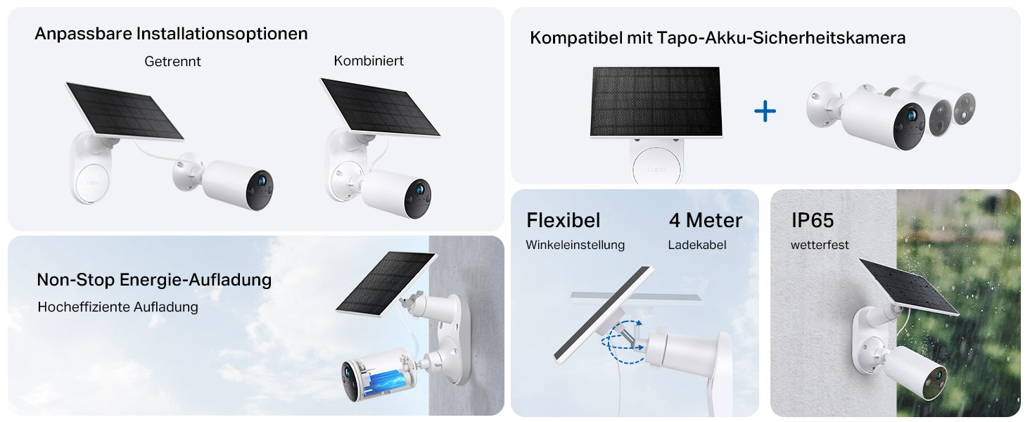 Tapo A201 Solarpanel 2,5 W IP65 – Detail 2