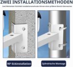 leyomgamz Masthalterung Edelstahl mit zwei Schlaufen