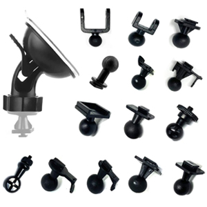 ShipeeKin Saugnapfhalterung für Dashcams mit 14 Adaptern – Detail 5
