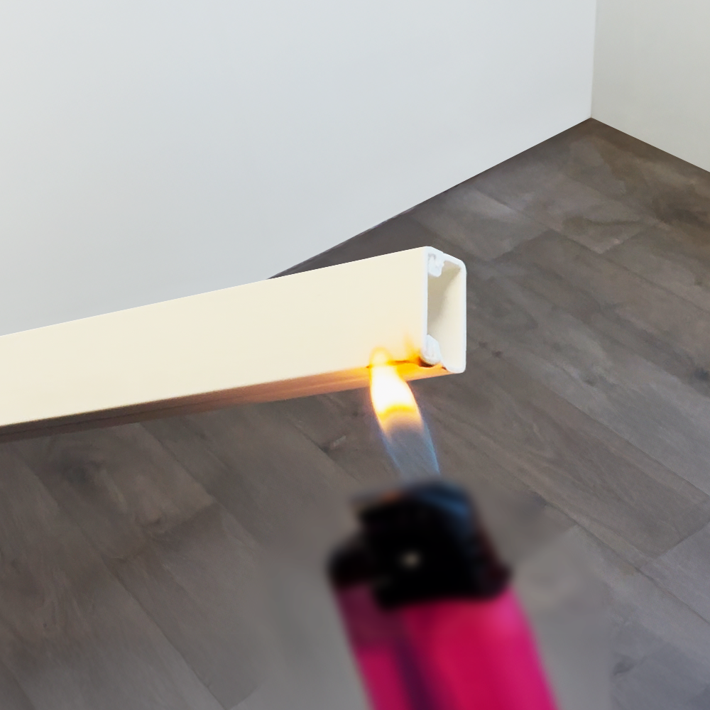 ARLI Kabelkanal 30 x 20 mm, 4 m, weiss, selbstklebend und schraubbar – Detail 4