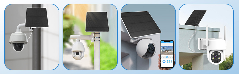 XIIW Solarpanel 5 W für Akku-Überwachungskameras – Detail 7