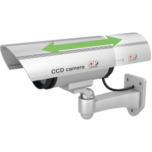 BASI Kamera-Attrappe mit blinkender LED, silber – Detail 3