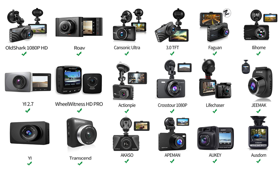 ShipeeKin Saugnapfhalterung für Dashcams mit 14 Adaptern – Detail 2