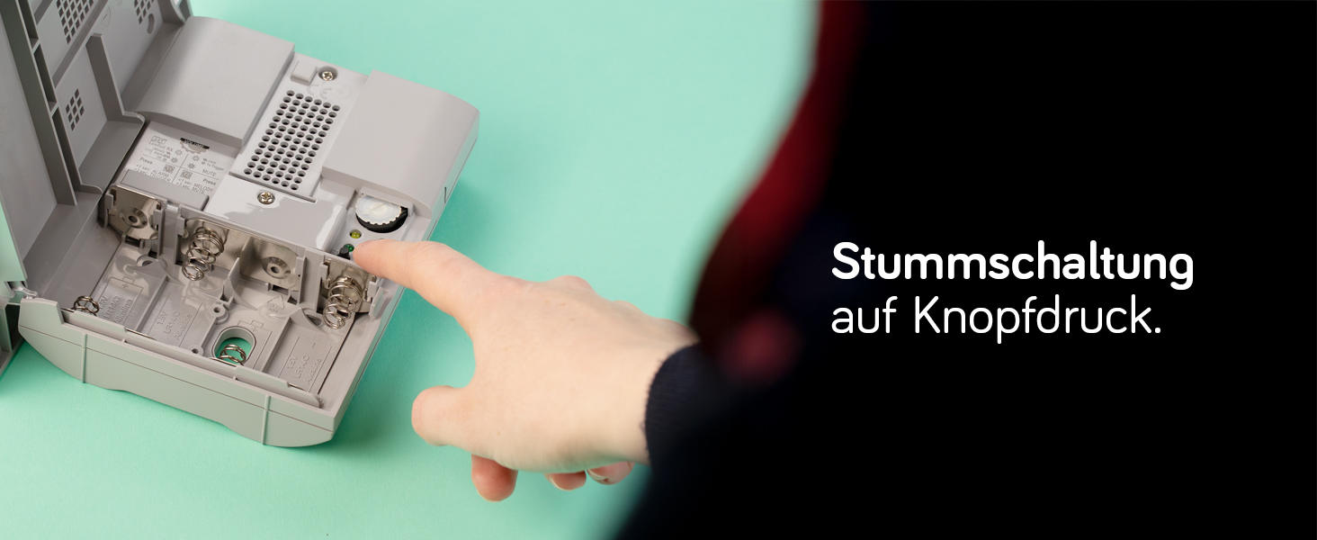 Grothe Croma 100A Aufputz-Gong mit satinierter Acrylfront in Silber und Grau – Detail 4