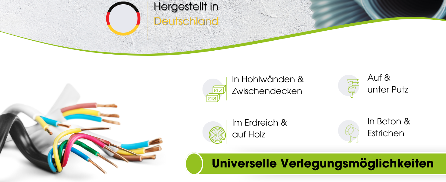 Grauer Ring METEOFLEX PLUS Wellrohr aus PE-HD mit sichtbarer weisser Innenbeschichtung am angeschnittenen Rohrende – Detail 6