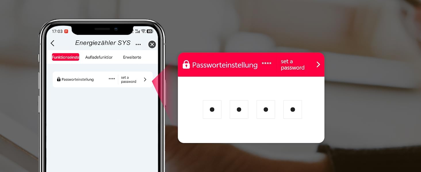 Schmaler weisser Hutschienen-Stromzähler TONGOU TO-Q-SYS-JWT mit farbigem Display, Schaltwippe und Schraubklemmen für Phase und Neutralleiter – Detail 8