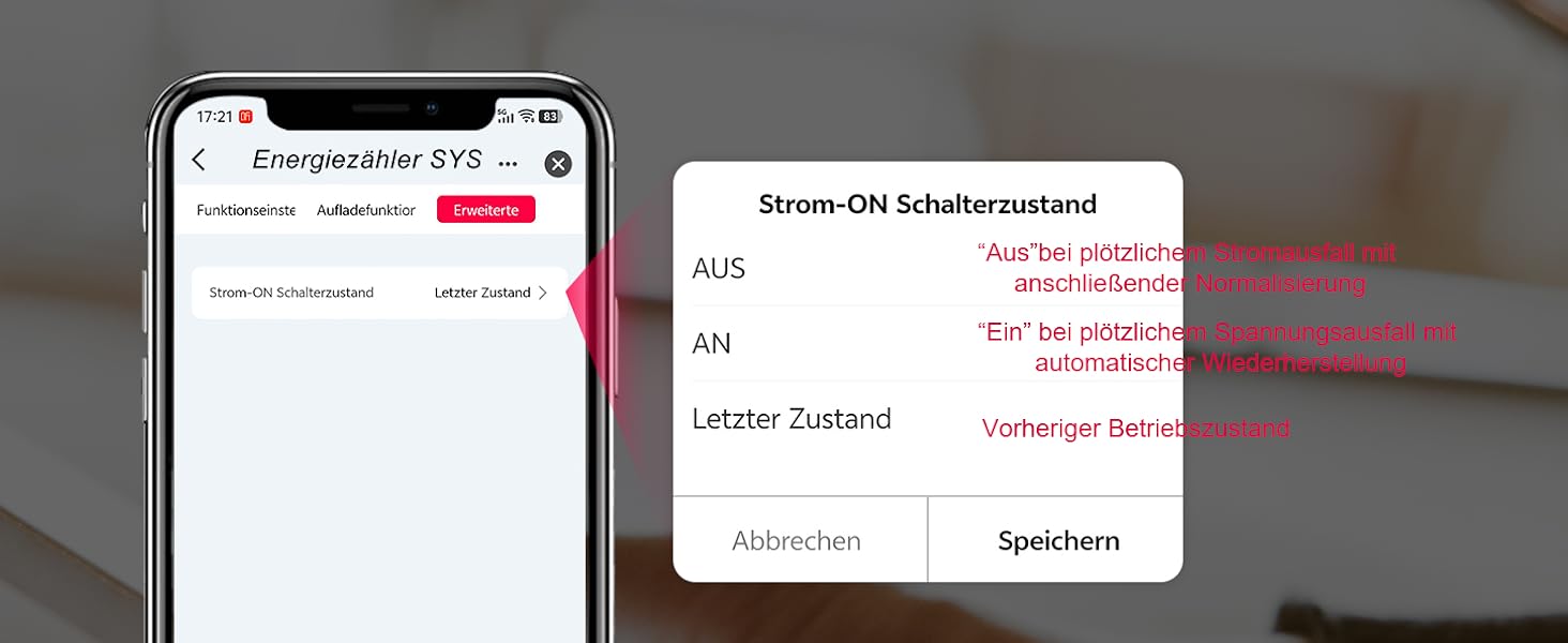 Schmaler weisser Hutschienen-Stromzähler TONGOU TO-Q-SYS-JWT mit farbigem Display, Schaltwippe und Schraubklemmen für Phase und Neutralleiter – Detail 9