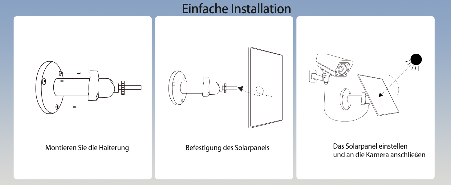 Nicesolar SBTC-8 Solarpanel 8W für Akku-Überwachungskameras – Detail 3