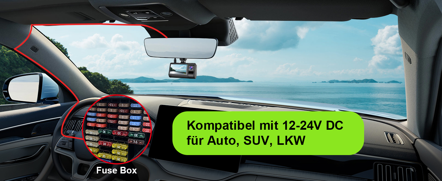 Range Tour Z3 Hardwire Kit für Dashcam, USB-C – Detail 4