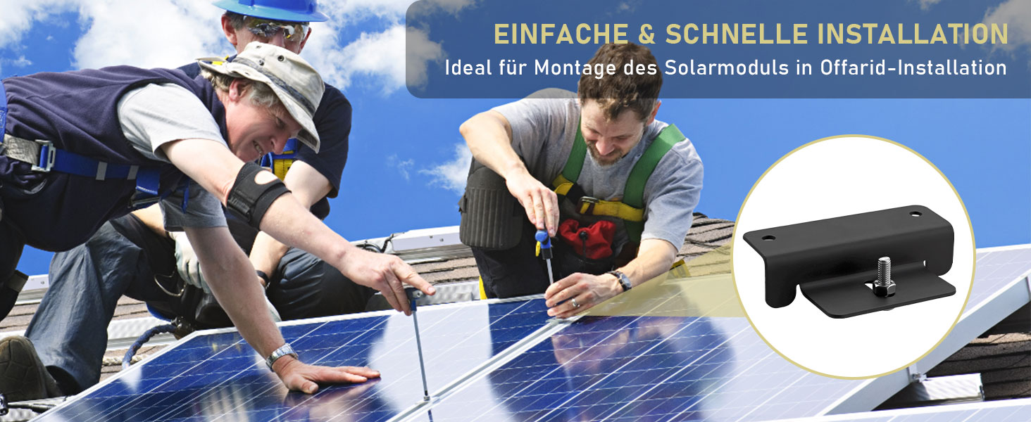Anbte Z-Halterung aus Aluminium für Solarmodule, 16 Stück – Detail 4