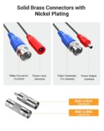 Anlapus BNC CCTV-Kabel Video + Strom (2-in-1), 18 m oder 30 m, 1er-/4er-Set – Bild 2