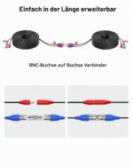Anlapus BNC CCTV-Kabel Video + Strom (2-in-1), 18 m oder 30 m, 1er-/4er-Set – Bild 7