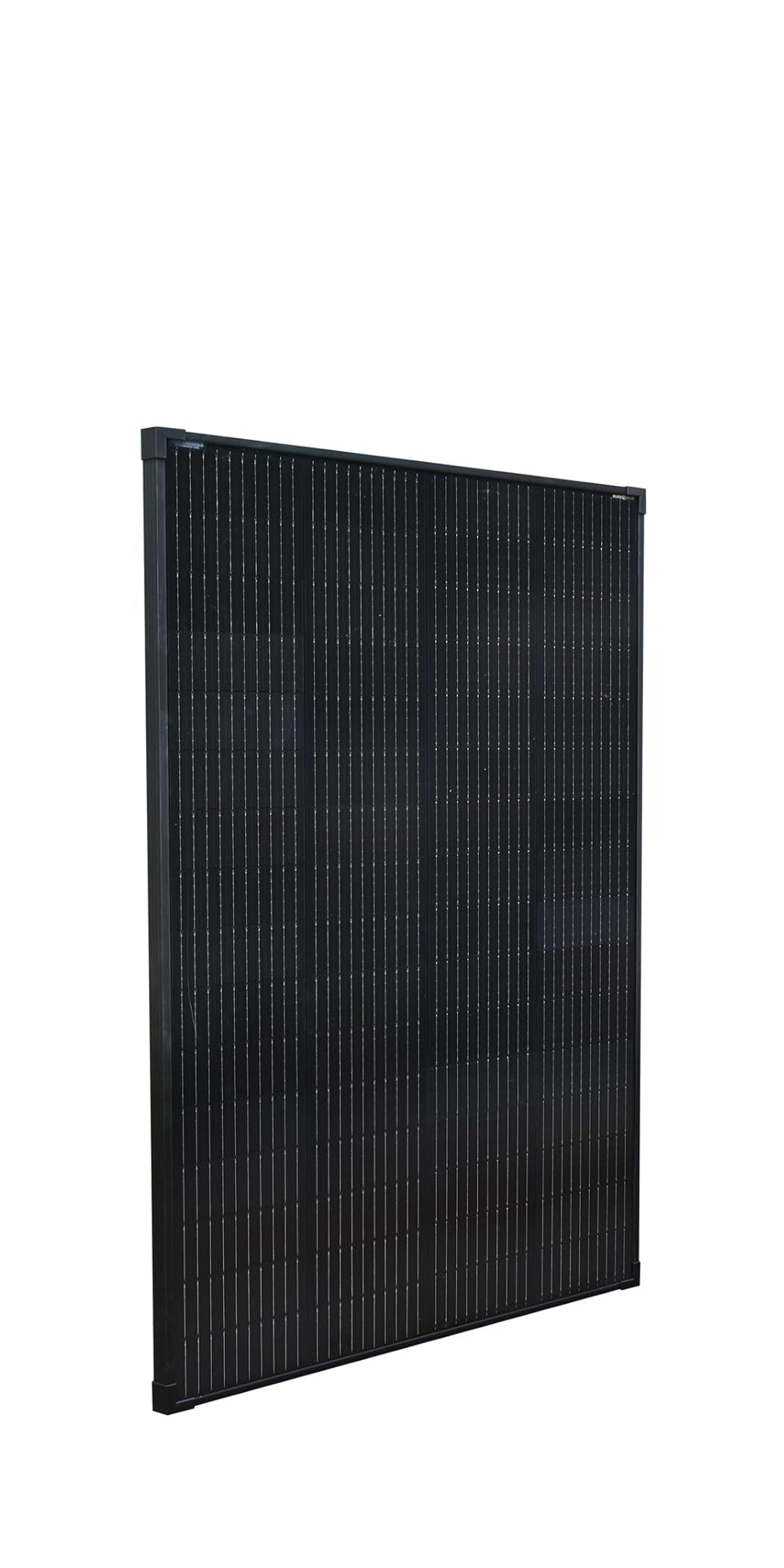 enjoy solar 100 W 12 V Solarmodul monokristallin PERC 9BB Full Black – Detail 9