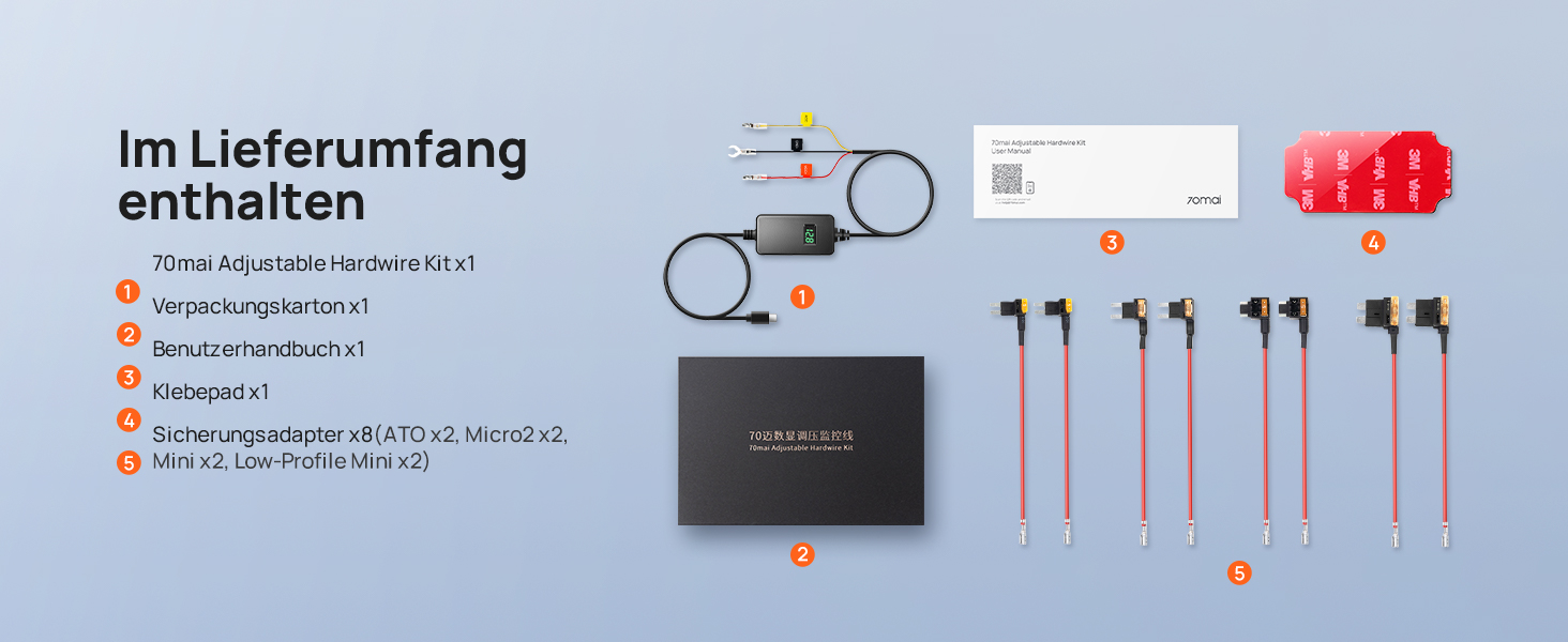 70mai Hardwire Kit UP06 für Dashcam Festverdrahtung – Detail 9