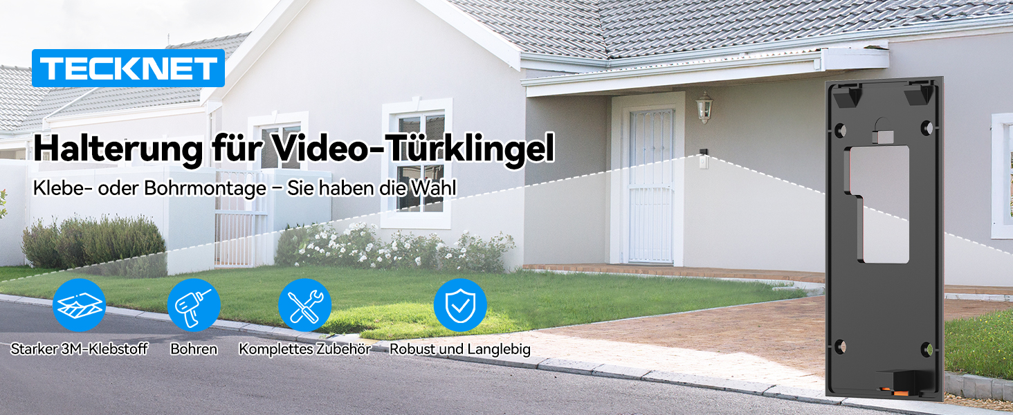 TECKNET TK-DM004 Wandhalterung für Ring Akku-Videotürklingel – Detail 1