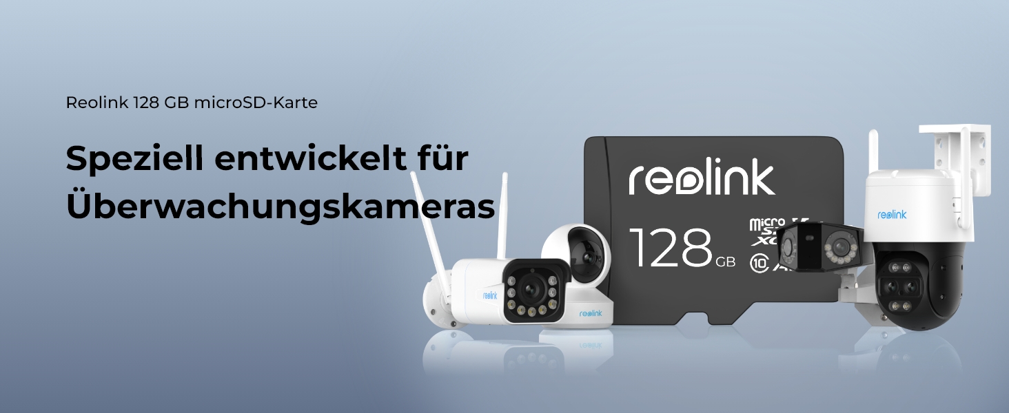 Reolink microSDXC Speicherkarte 128 GB für Überwachungskameras – Detail 1