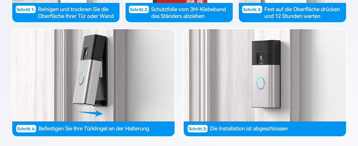 TECKNET TK-DM004 Wandhalterung für Ring Akku-Videotürklingel – Detail 4