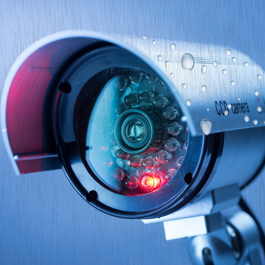 O&W Security Dome-Kamera-Attrappe mit Blink-LED – Detail 2