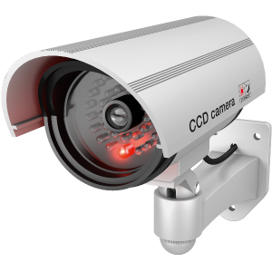BASI Kamera-Attrappe mit blinkender LED, silber – Detail 2